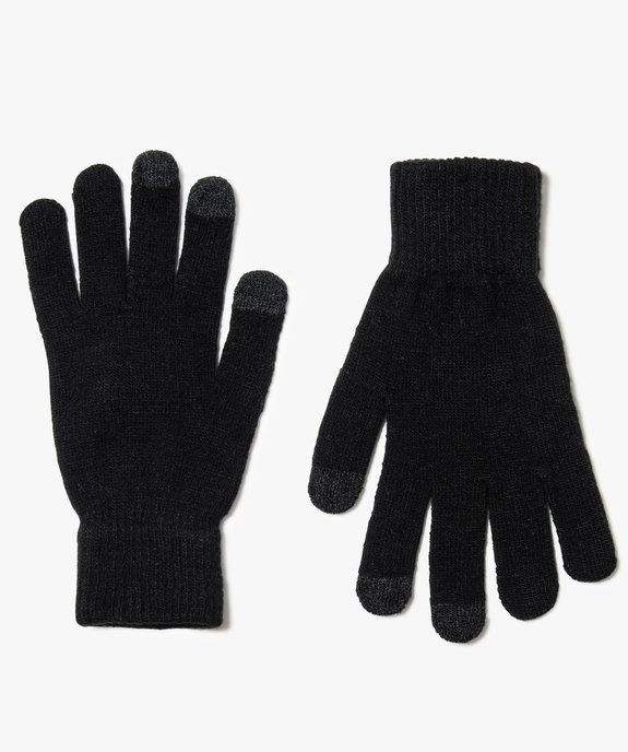 Gants en maille pour homme compatibles écrans tactiles vue1 - GEMO (ACCESS) - GEMO