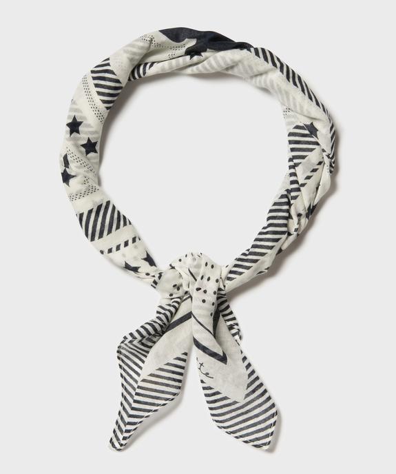 Foulard imprimé femme - LuluCastagnette vue2 - LULU CASTAGNETT - GEMO