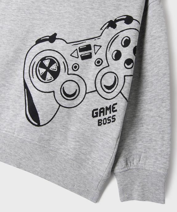 Sweat avec motif sur l’avant garçon vue4 - GEMO (ENFANT) - GEMO