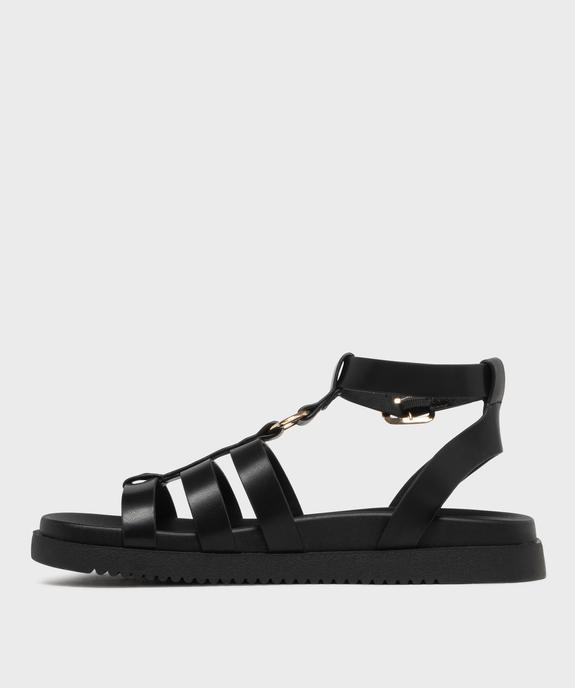 Sandales à brides avec détails métalliques femme - 5 Miles vue3 - 5 MILES - GEMO