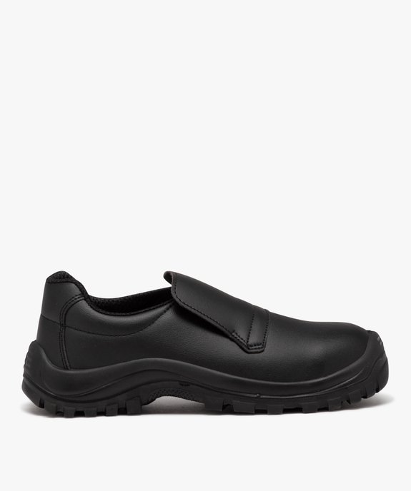Chaussures de sécurité homme unies à enfiler avec col élastique vue1 - SANS MARQUE - GEMO