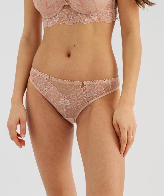 Culotte en dentelle femme vue2 - GEMO(HOMWR FEM) - GEMO