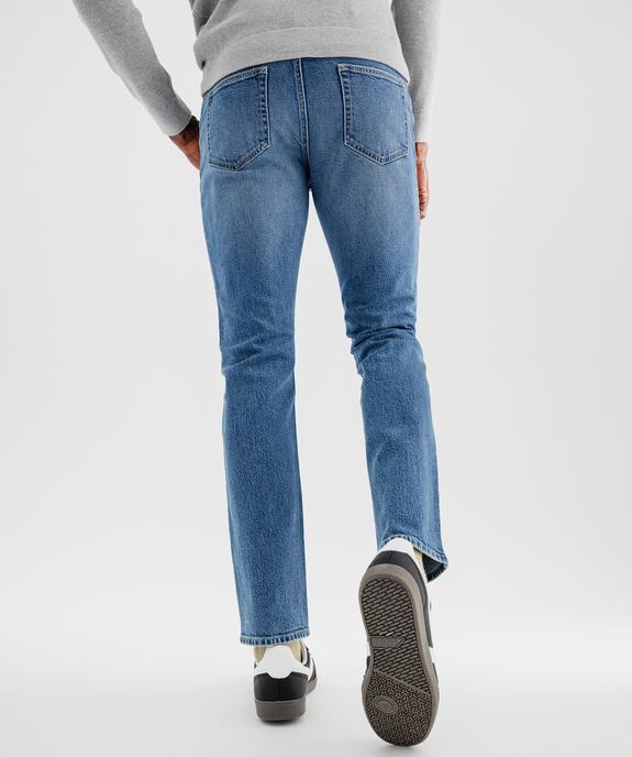 Jean Straight délavé homme vue6 - GEMO 4G HOMME - GEMO