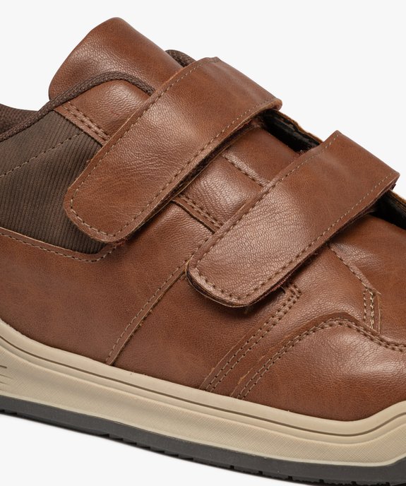 Baskets de ville confort fermeture scratch homme vue7 - G'FLEX - GEMO