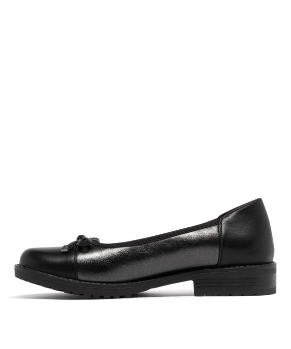 Ballerines femme confort détails scintillants avec noeud fantaisie vue4 - GEMO(URBAIN) - GEMO