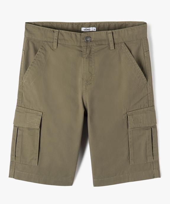 Bermuda coupe Cargo Regular garçon vue1 - GEMO 4G GARCON - GEMO
