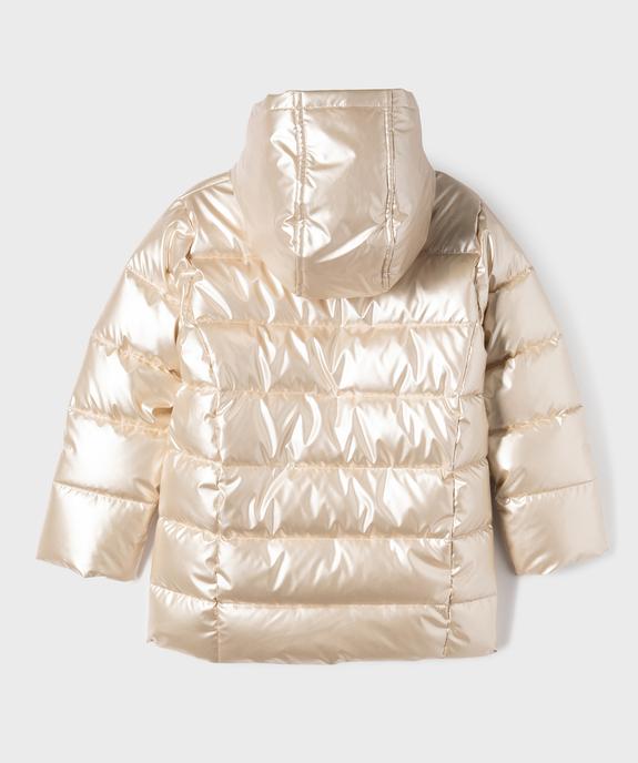 Manteau métallisé avec doublure chaude fille vue5 - GEMO (ENFANT) - GEMO