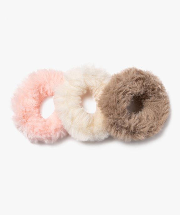 Élastique à cheveux en fourrure imitation fille (lot de 3) vue2 - GEMO (ACCESS) - GEMO