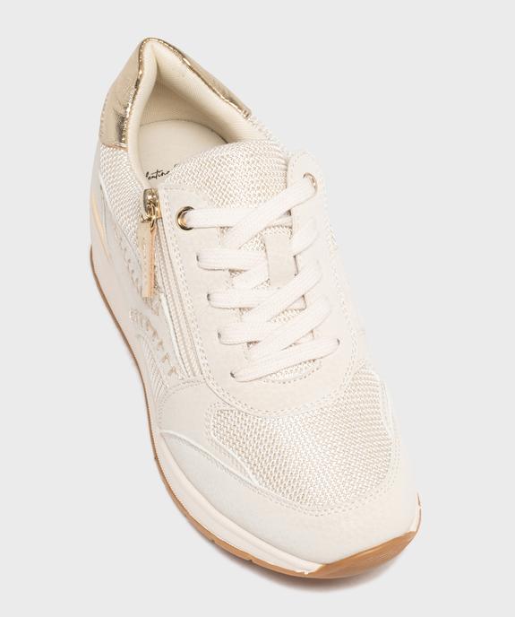 Baskets jogger à talon compensé femme - Valentina Baldano vue5 - VALENTINA BALDA - GEMO