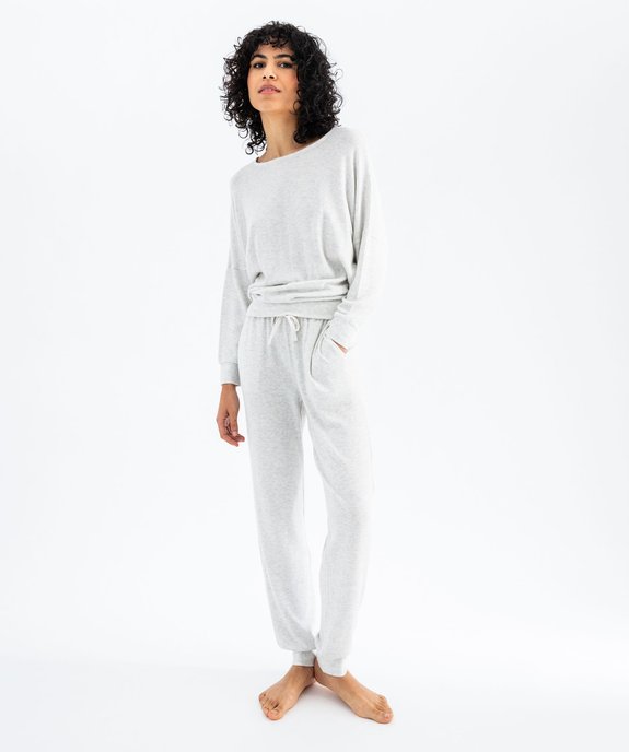 Pantalon de pyjama en maille fine femme vue10 - GEMO 4G FEMME - GEMO