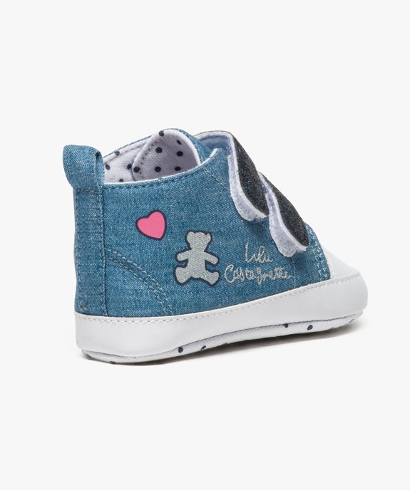 Chaussures de naissance avec brides pailletées - Lulu Castagnette vue4 - LULUCASTAGNETTE - GEMO