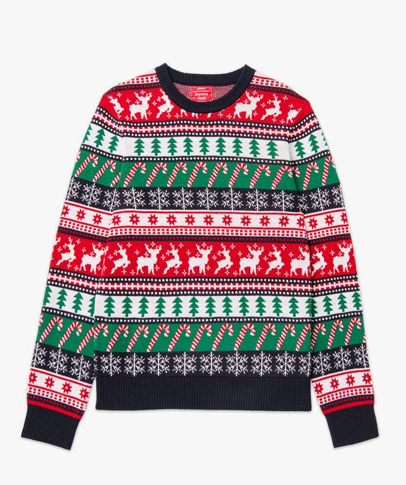 Pull de Noël multicolore homme vue4 - PREMIER PRIX BY GEMO - GEMO