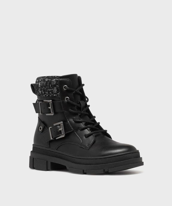 Bottines biker avec semelle crantée fille - Lovely Wings vue2 - LOVELY WINGS - GEMO