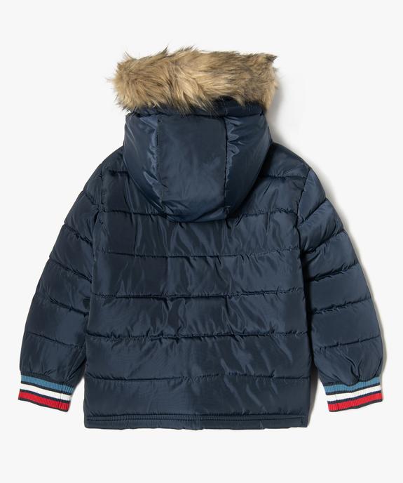 Blouson matelassé à capuche garçon - Camps United vue4 - CAMPS UNITED - GEMO
