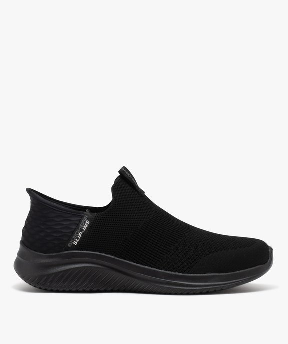 Baskets homme unies en maille sans lacets - Skechers vue1 - SKECHERS - GEMO