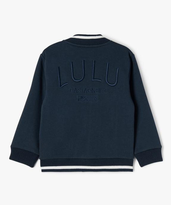 Sweat avec devant matelassé garçon - LuluCastagnette vue3 - LULUCASTAGNETTE - GEMO