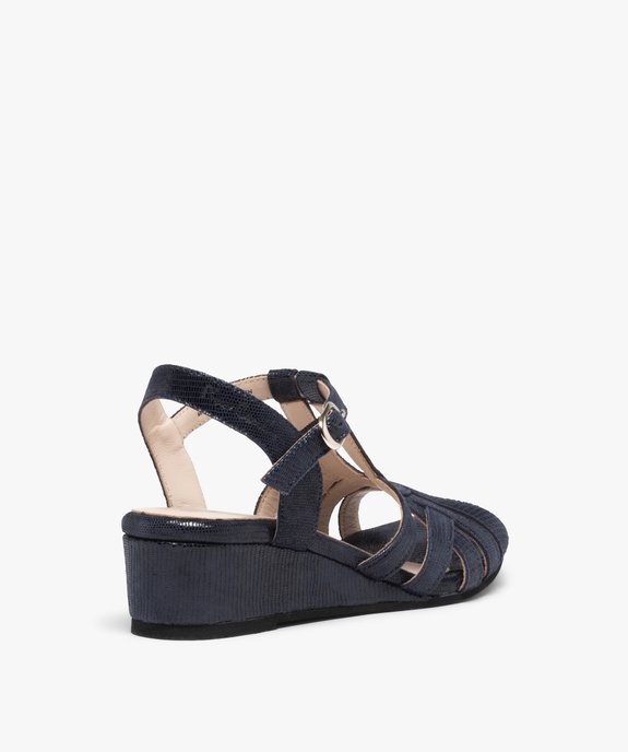 Sandales femme à fines brides en cuir – Pierre Cardin vue4 - PIERRE CARDIN D - GEMO
