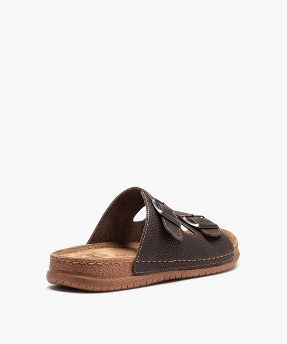 Sandales homme confort avec brides à boucles vue4 - GEMO (CASUAL) - GEMO