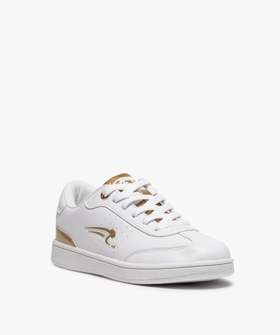 Tennis femme à lacets avec détails métallisés - Airness vue2 - AIRNESS - GEMO