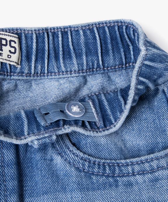 Jean cargo à taille élastique imprimé garçon - Camps United vue2 - CAMPS - GEMO