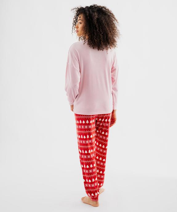Pyjama pantalon Noël femme - The Grinch vue4 - THE GRINCH - GEMO