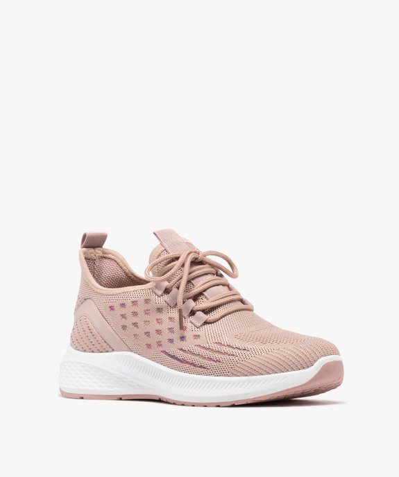 Baskets running en mesh à lacets femme - Valentina Baldano vue3 - VALENTINA BALDA - GEMO