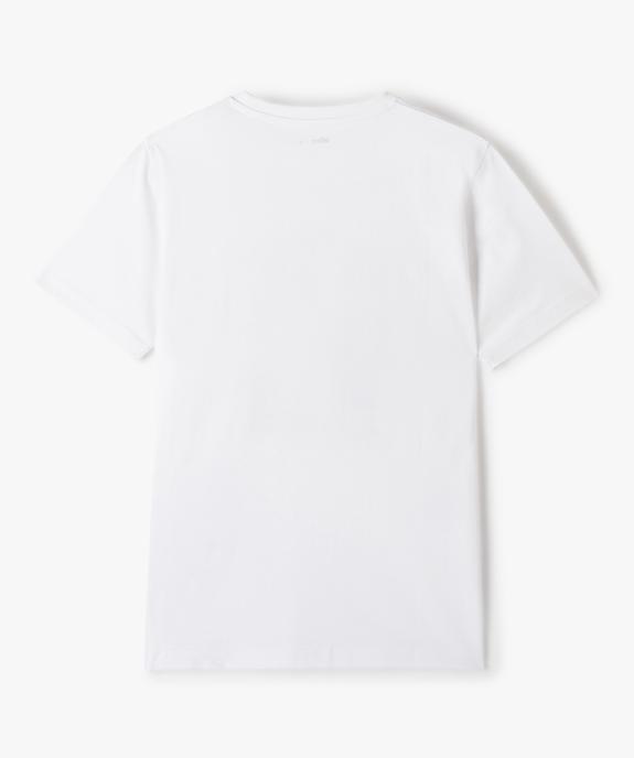 Tee-shirt garçon à manches courtes imprimé streetwear vue3 - GEMO (JUNIOR) - GEMO