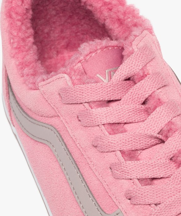 Baskets femme en suédine - Vans rose vue6 - VANS - GEMO