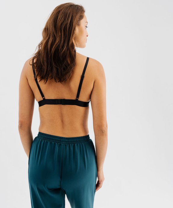 Soutien-gorge triangle en dentelle avec mousses amovibles vue6 - GEMO(HOMWR FEM) - GEMO