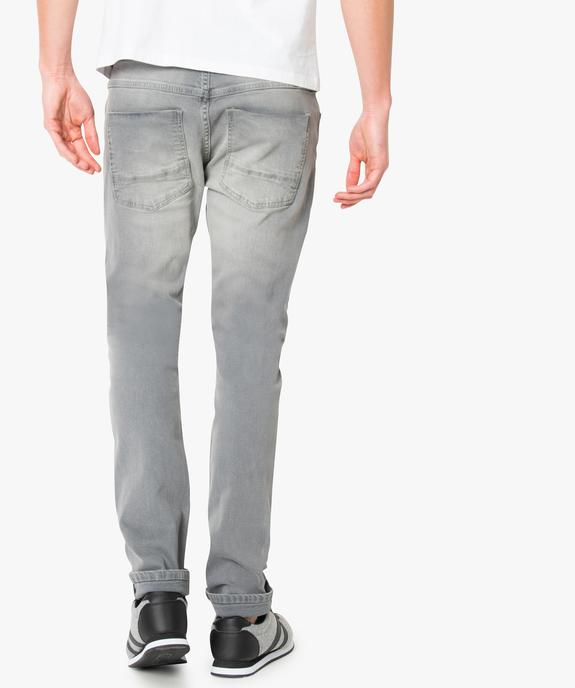 Jean Slim uni vue3 - GEMO (HOMME) - GEMO
