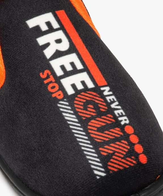 Chaussons garçon en velours imprimé – Freegun vue6 - FREEGUN - GEMO