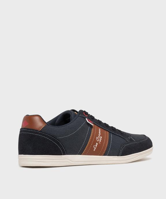 Baskets homme en toile basse style denim à bande contrastante - Lee Cooper - LEE COOPER Baskets homme en toile basse style denim à bande contrastante - Lee Cooper vue4 - LEE COOPER - GEMO