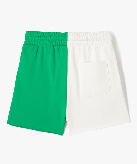 Short fille bicolore en maille - Camps United vue3 - CAMPS UNITED - GEMO