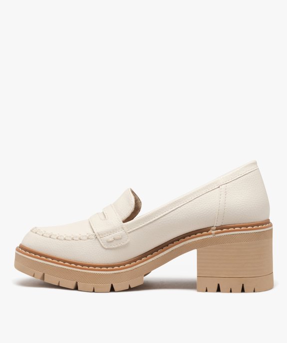 Mocassins femme avec épaisse semelle crantée - 5 Miles vue4 - 5 MILES - GEMO