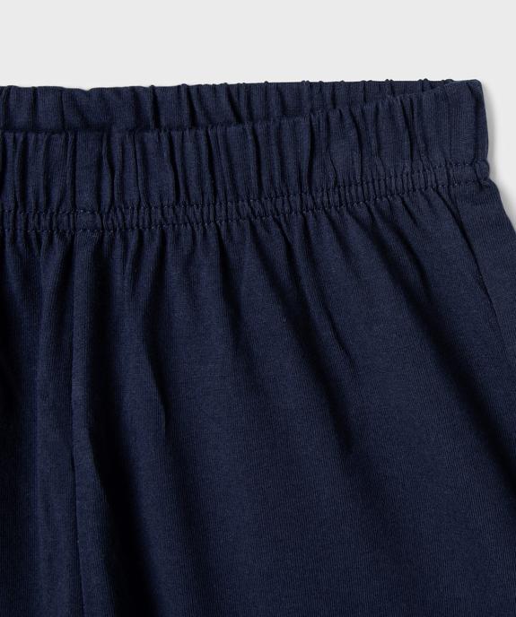 Pyjashort 2 pièces en jersey de coton imprimé garçon  vue3 - GEMO 4G GARCON - GEMO