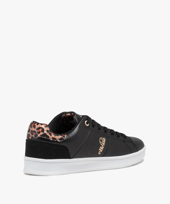 Baskets femme unies à lacets avec détail imprimé jungle - Ellesse vue4 - ELLESSE - GEMO