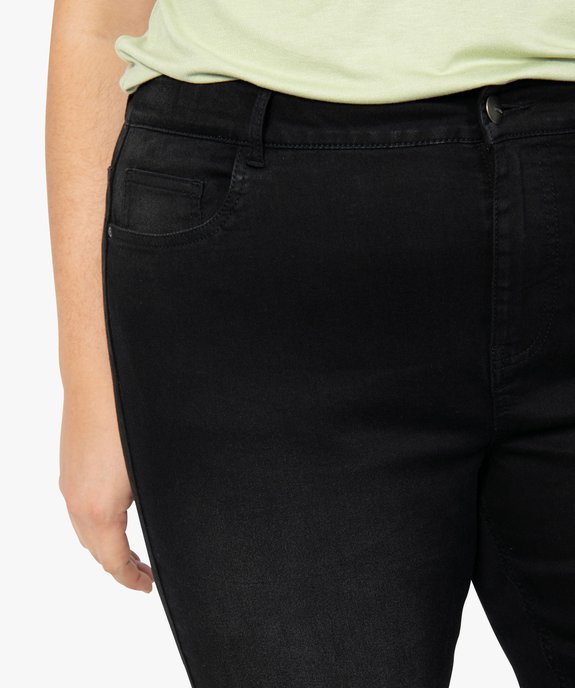 Jean femme grande taille Slim 5 poches taille normale vue2 - GEMO (G TAILLE) - GEMO