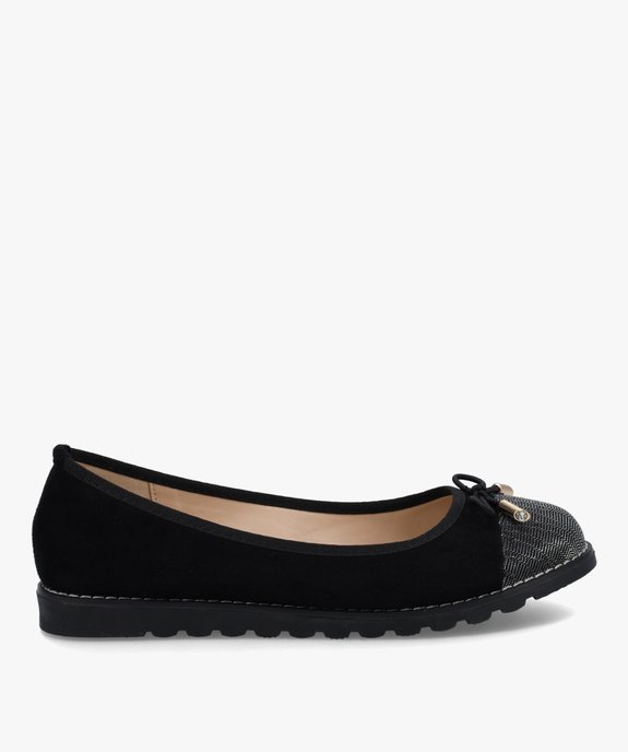 Ballerines femme à bout brillant et semelle crantée vue1 - GEMO(URBAIN) - GEMO