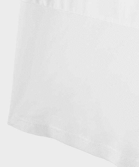 Tee-shirt de sport à empiècement filet fille - Camps United vue3 - CAMPS - GEMO