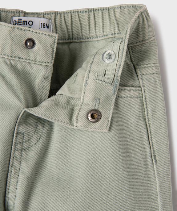 Jean barrel avec taille ajustable bébé garçon vue2 - GEMO(BEBE DEBT) - GEMO