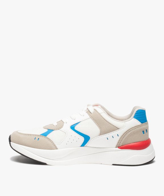 Baskets homme multicolores à lacets – Slazenger vue3 - SLAZENGER - GEMO