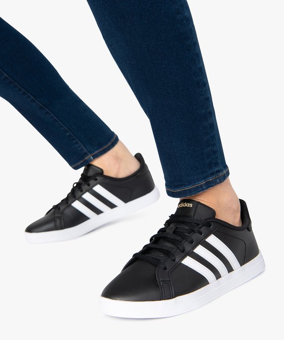 Baskets femme bicolores à lacets – Adidas Courtpoint vue1 - ADIDAS - GEMO
