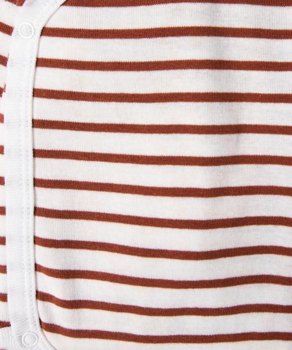 Body à manches longues fermeture croisée à motifs divers bébé garçon (lot de 3) vue4 - GEMO 4G BEBE - GEMO