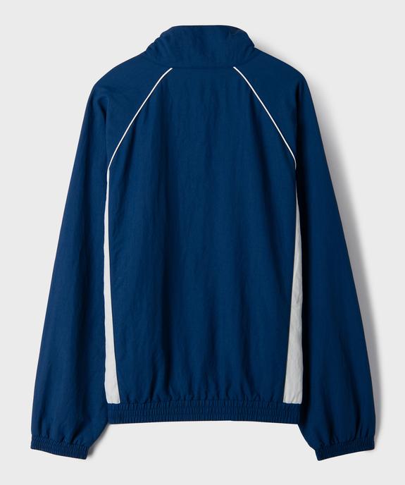 Sweat zippé à col montant et manches raglan garçon vue4 - GEMO (JUNIOR) - GEMO