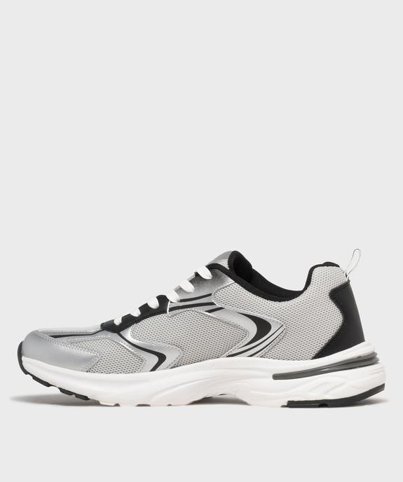 Baskets de running en mesh légères homme - 5 MILES vue3 - 5 MILES - GEMO