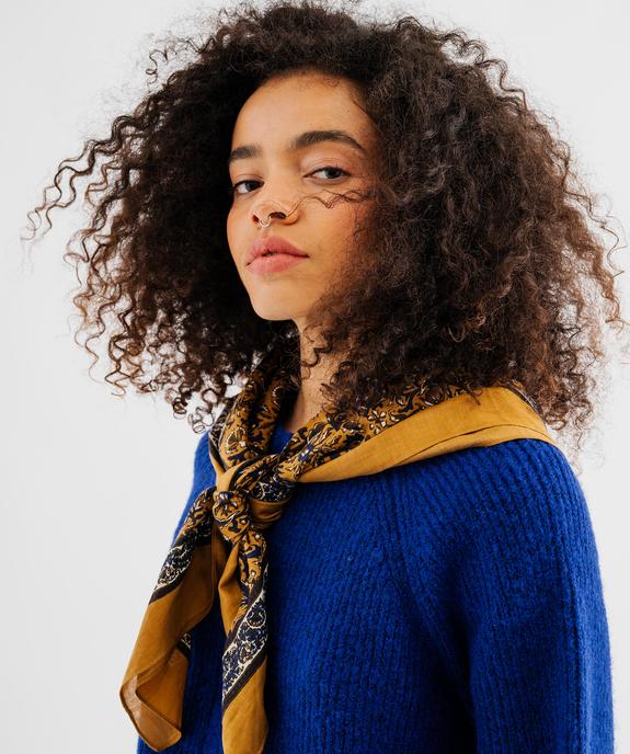 Gilet boutonné en maille femme vue2 - GEMO 4G FEMME - GEMO