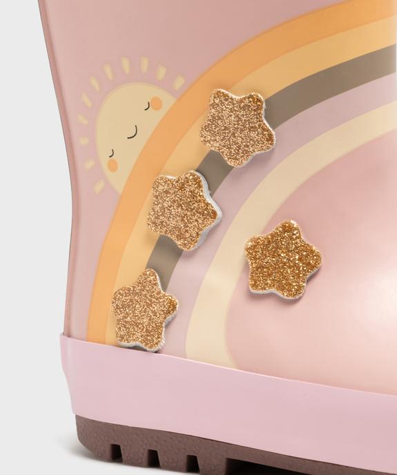 Bottes de pluie avec étoiles pailletées fille - Lovely Wings vue6 - LOVELY WINGS - GEMO