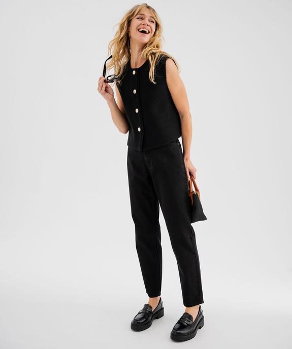 Veste sans manches en tweed brillant femme vue5 - GEMO(FEMME PAP) - GEMO