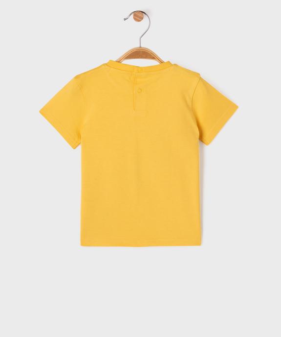 Tee-shirt manches courtes avec motif humoristique bébé garçon vue3 - GEMO 4G BEBE - GEMO
