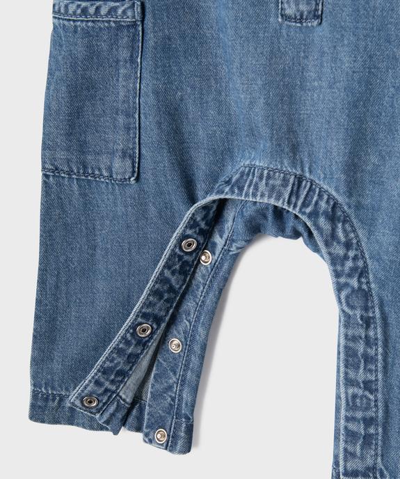 Ensemble bébé garçon : salopette en jean et body - LuluCastagnette vue2 - LULUCASTAGNETTE - GEMO